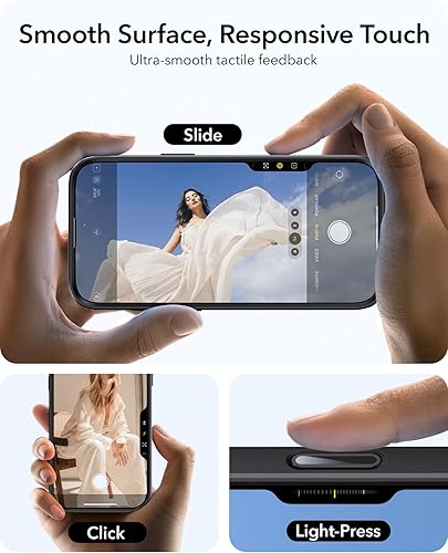 Vista 487 de ESR - Funda para iPhone 15 compatible con MagSafe, funda protectora de grado militar con soporte integrado, cubierta trasera resistente a