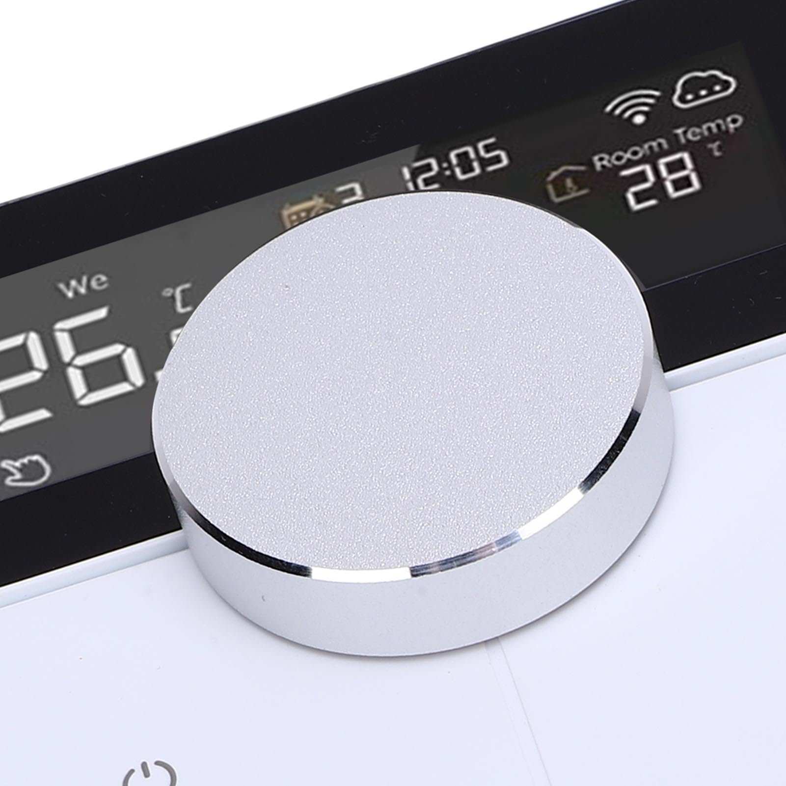 POENVFPO Termostato Intelligente, Cronotermostato WiFi con Controllo Remoto, Display Intuitivo e Regolazione Flessibile per Caldaia Murale, Comfort Personalizzato, Design Salvaspazio