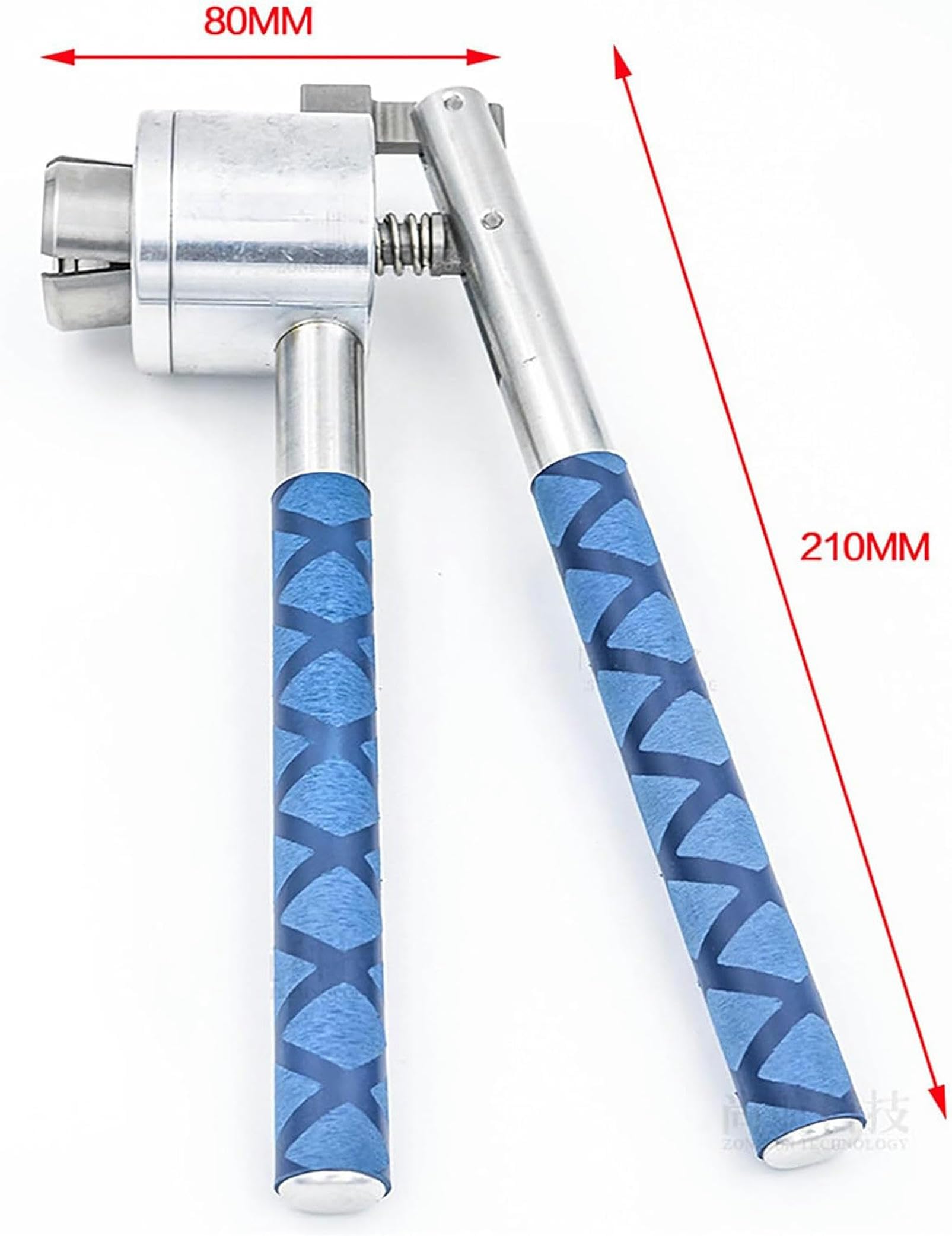 Herramienta de prensadora de botella manual, Máquina de sellado manual aleación aluminio 13-20 mm, herramienta taponado perfume, engarzadora viales(20mm)