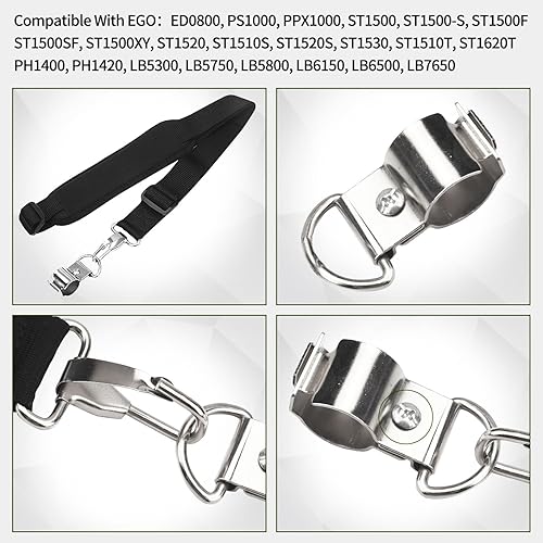 Miniatura 4 de Correa de hombro universal AP1500 para recortadora de malas hierbas, compatible con EGO 56 V, sistema de cabezales múltiplessoplador de hojas, apto