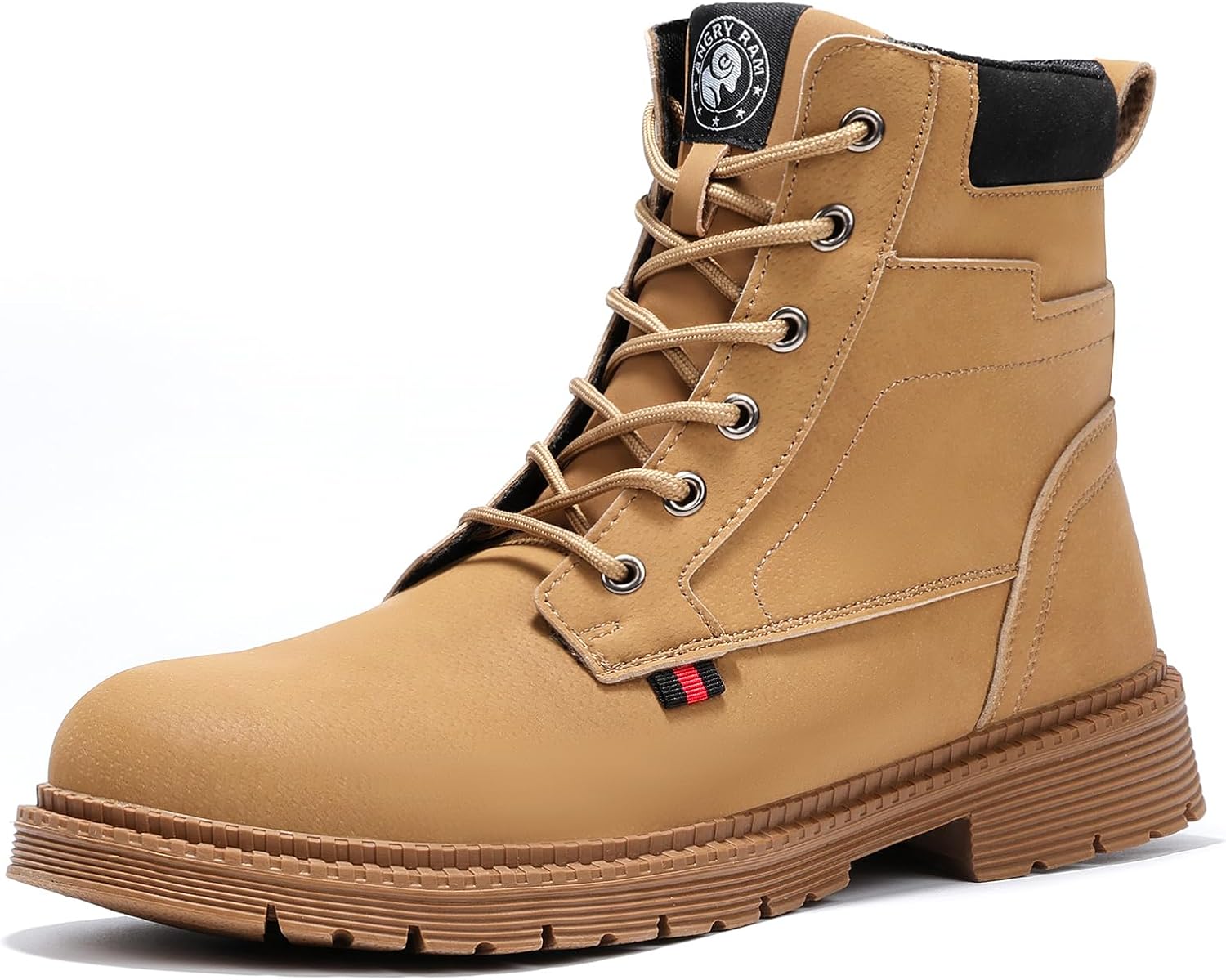 ANGRYRAM Steel Toe Boots for Men Comfortable Waterproof