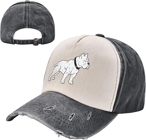 Miniatura 2 de American Bully Vintage âCap Washed Cowboy Cap Trucker Hat Outdoor Fishing Cap Unisex