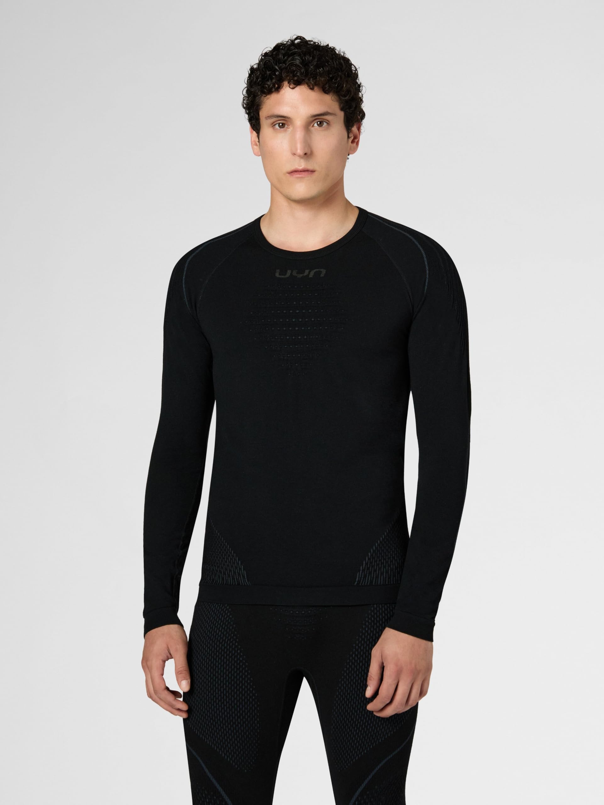 UYN Koszulka Henley Mężczyźni Maglia Termica Evolutyon Biotech