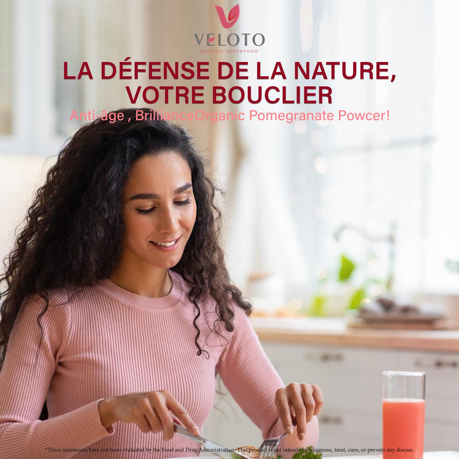 Poudre de Grenade Biologique, 454g Poudre de Fruit de Grenade 100% Naturelle – Riche en Antioxydants, Soutien Immunitaire, Sans OGM, Sans Gluten, Vegan – Pour Smoothies, Yaourts et Shakes