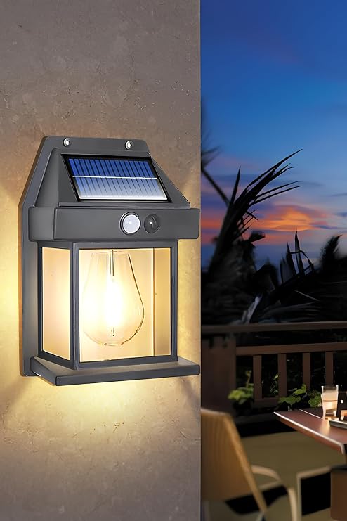 2026 Model YENİ Suya Dayanıklı Harekete Duyarlı Güneş Enerjili Solar LED Dış Mekan Bahçe Lambası (4) [Enerji Sınıfı A]