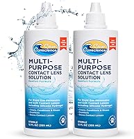 Vista 1 de Clear Conscience - Solución para lentes de contacto libre de crueldad de 12 onzas, limpiador multiusos y cuidado isotónico estéril de los contactos