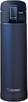 Zojirushi SM-KHE48 16oz Stainless Steel Vacuum Insulated Travel Mug, Smoky Blue - Hot/Cold 6 Hours, SlickSteel Finish