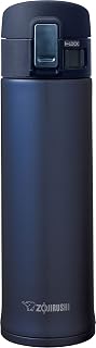 Zojirushi SM-KHE48 16oz Stainless Steel Vacuum Insulated Travel Mug, Smoky Blue - Hot/Cold 6 Hours, SlickSteel Finish