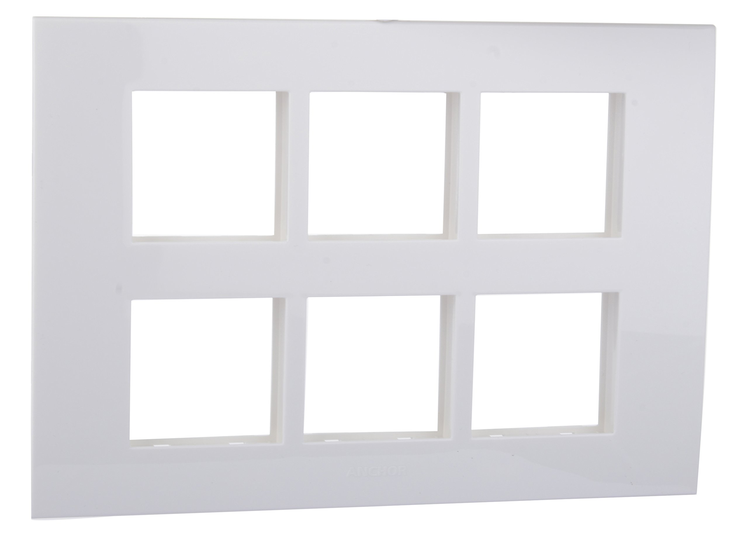 Anchor 12 M Plate with Frame (White)