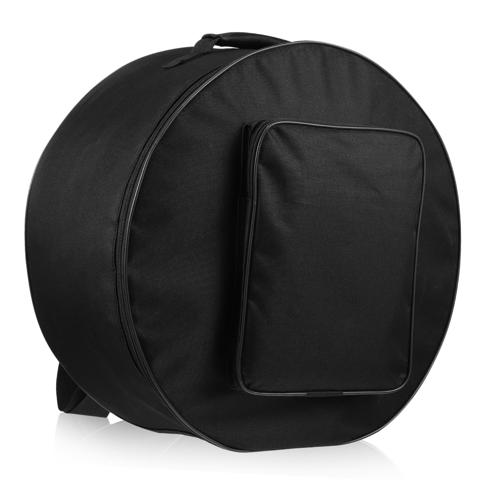 Runde Snare Drum Tasche 13 bis 14 Zoll, Rucksack Schwarz