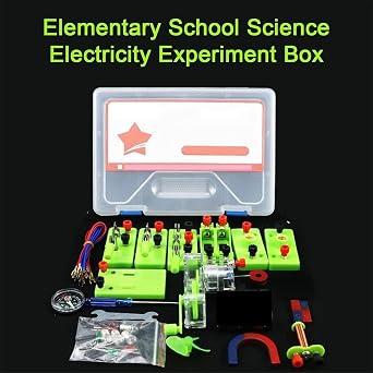Simple Circuit Experiment Box - Series & Parallel Experiments, Scientific Basic Kit for Students