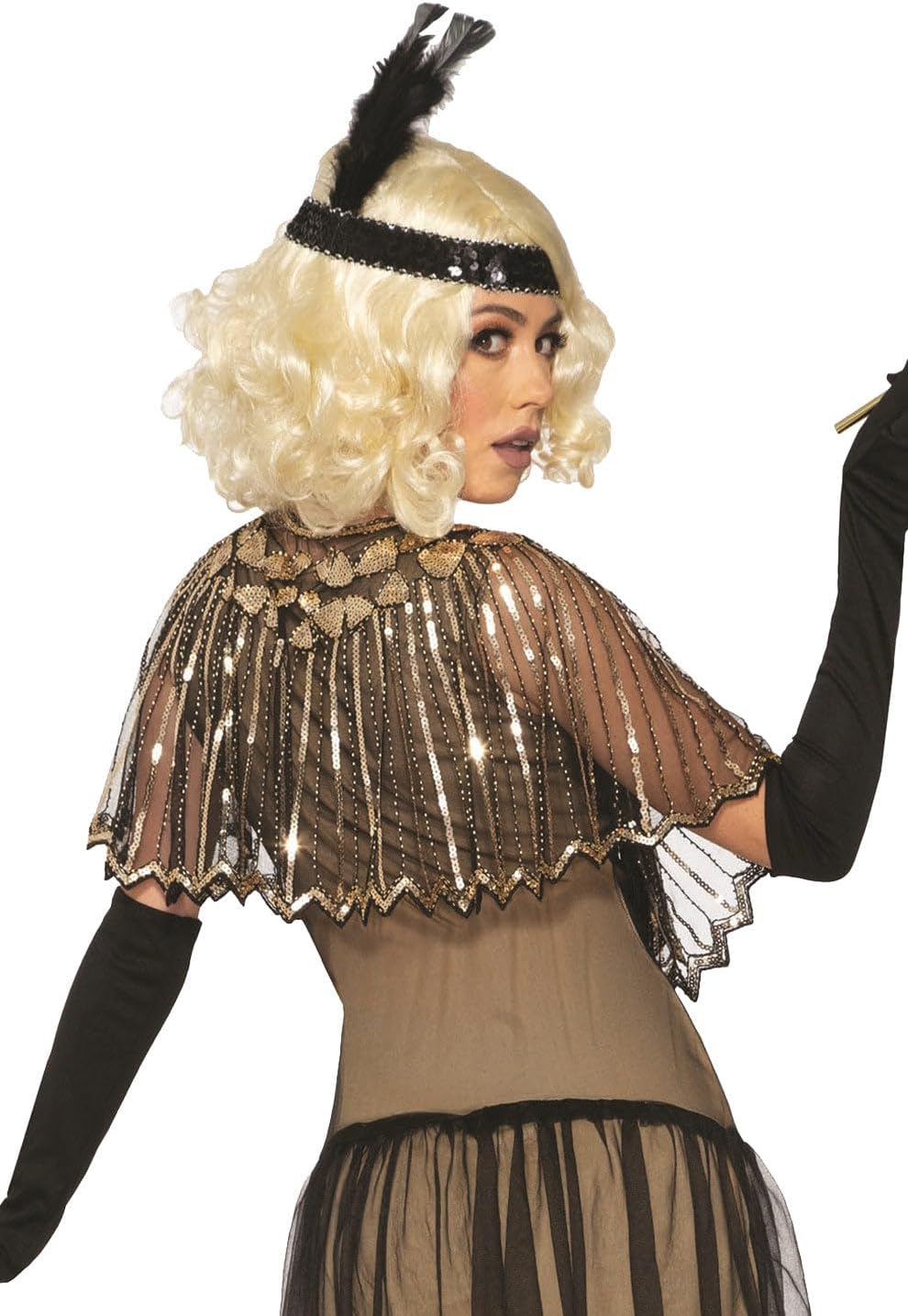 Rubies womens Roaring 20s Sequin Shawl