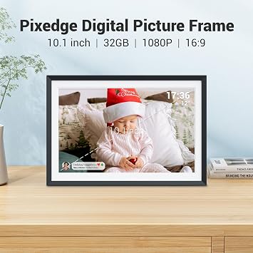 Frameo 10.1 Inch Smart WiFi Digital Picture Frame,32GB Touchscreen