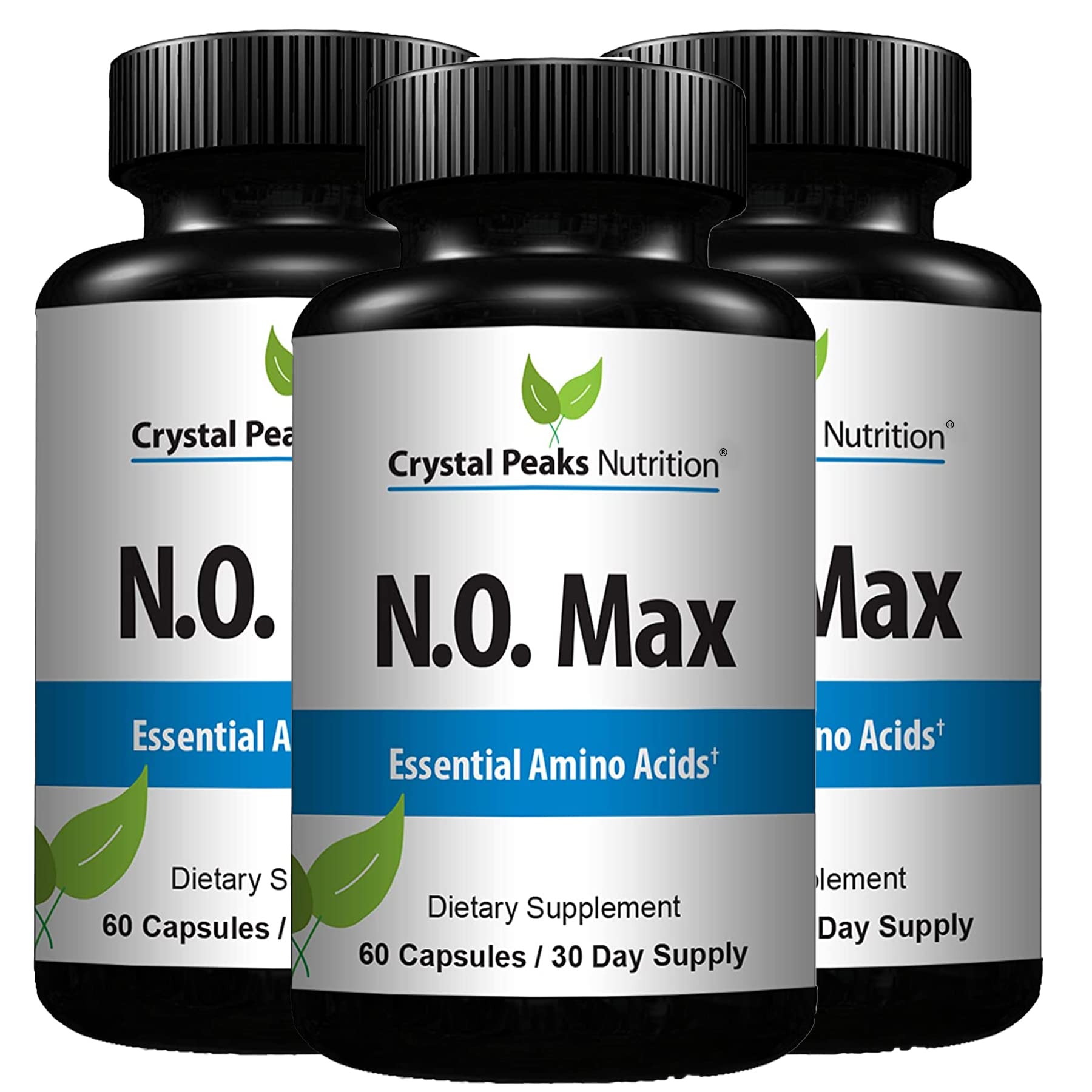 N.O. Max Nitric Oxide Supplement - L Arginine, Citrulline Malate, AAKG, Beta Alanine Amino acids - 60 Capsules — Amazon image 6
