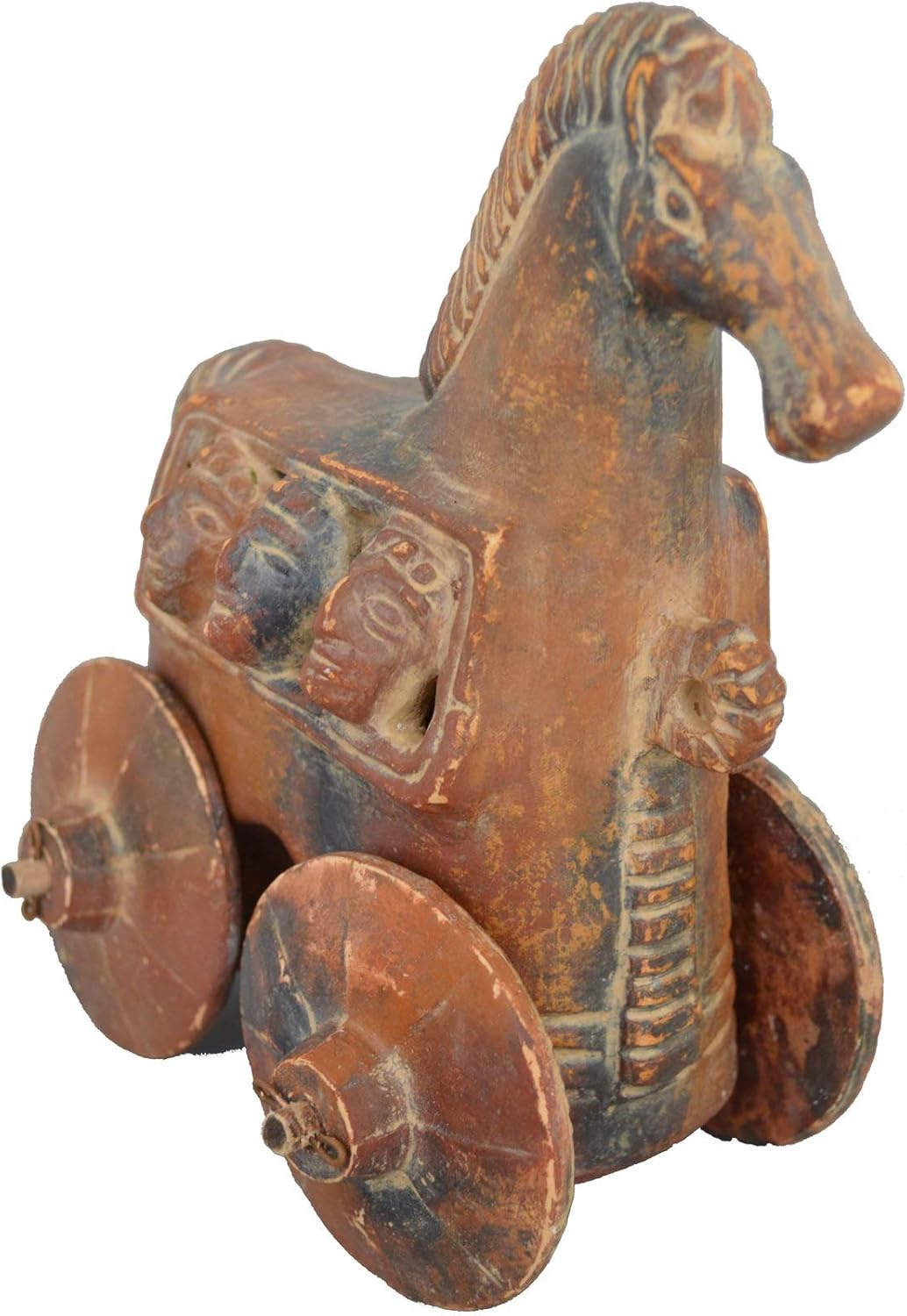 Trojan Horse Sculpture Reproduction Artifact from Greece