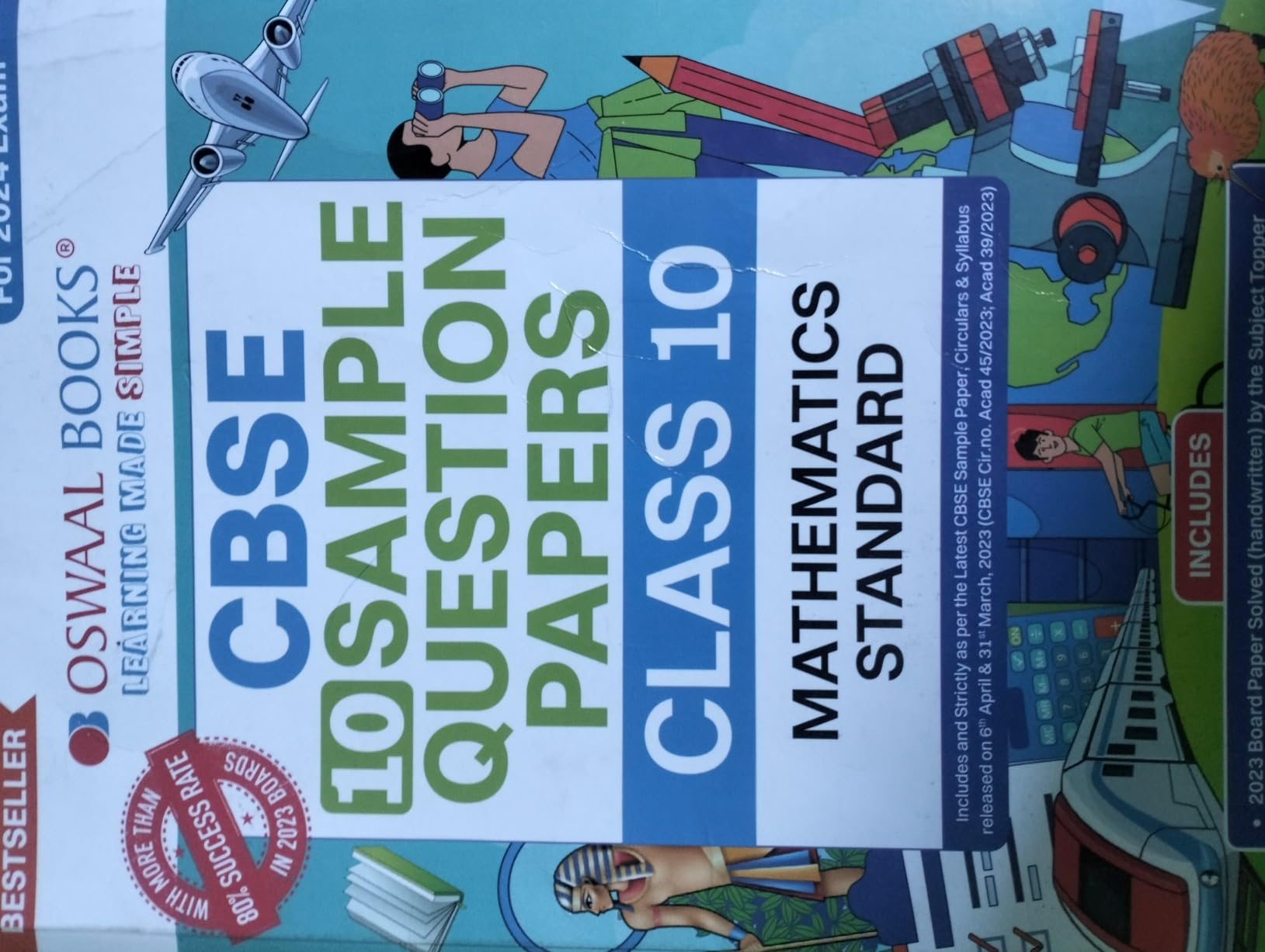 Oswaal CBSE Sample Question Papers Class 10 Mathematics Standard Book ...