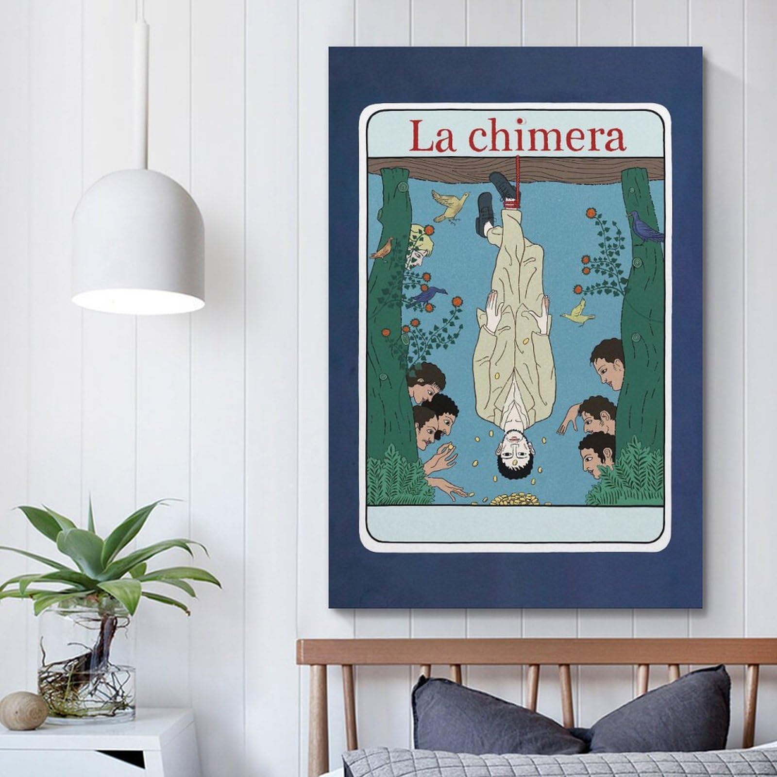 Azizat Poster La Chimera Moive decorazione artistica da parete per soggiorno e camera da letto, 40 x 60 cm, senza cornice