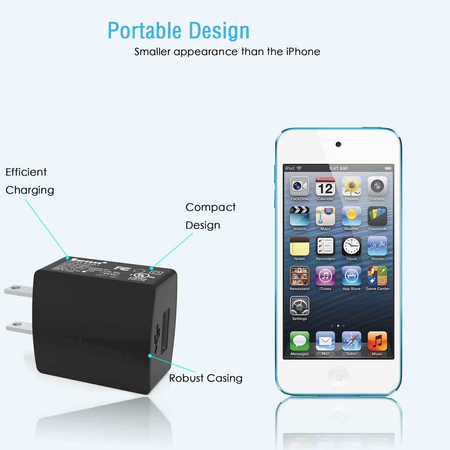 UL Listed AC Charger Fit for  Fire 7 Fire HD 7 Fire HDX 7 Fire 7 Kids Edition Micro USB Charging Tablets and Phones Power Supply Adapter Cord : Electronics