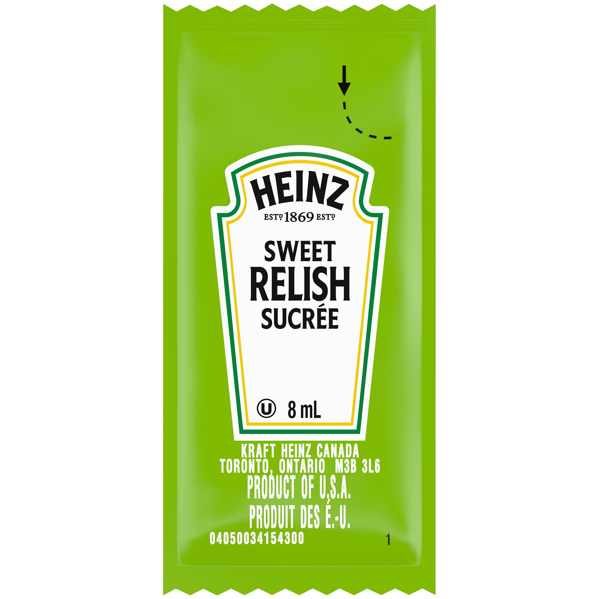 Heinz Sweet Relish (500 x 8 mL Sachets) : Amazon.ca: Grocery & Gourmet Food