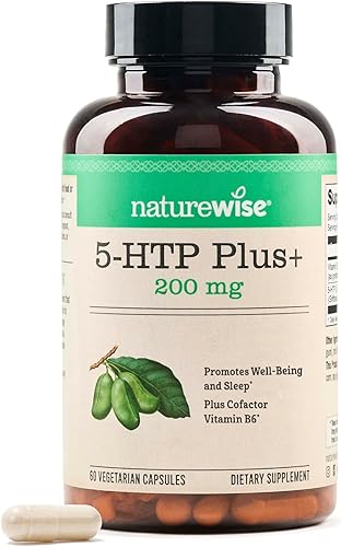 Miniatura 8 de 5-HTP Plus+ 200 mg NatureWise, acción gradual avanzada, ayuda al control del apetito y la pérdida de peso natural, mejora del estado de ánimo, ayuda