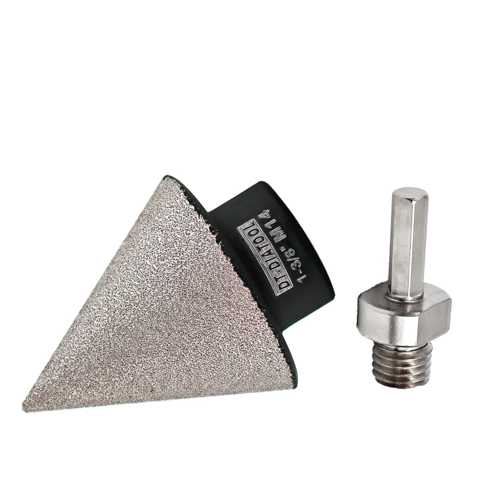 DT-DIATOOL Diamond Beveling Chamfer Bit 35mm with Hex Adapter for Enlarging Trimming Shaping Existing Holes of Granite Marble Porcelain Tiles โ image 1
