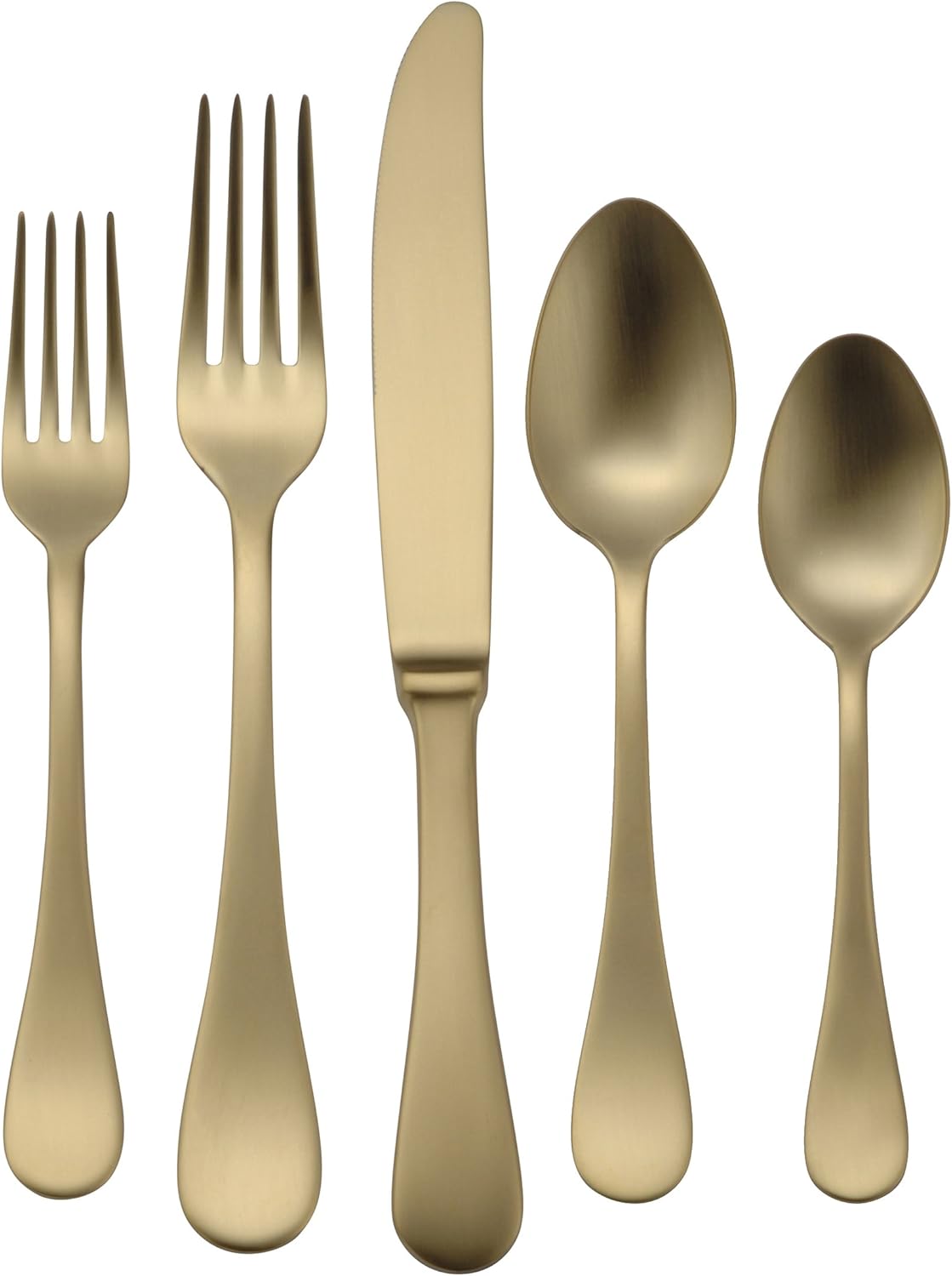 Oneida Vivanti Alessandra 5-Piece Place Setting, Gold