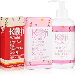 Koji White Paquete de ácido kójico, jabón de ...