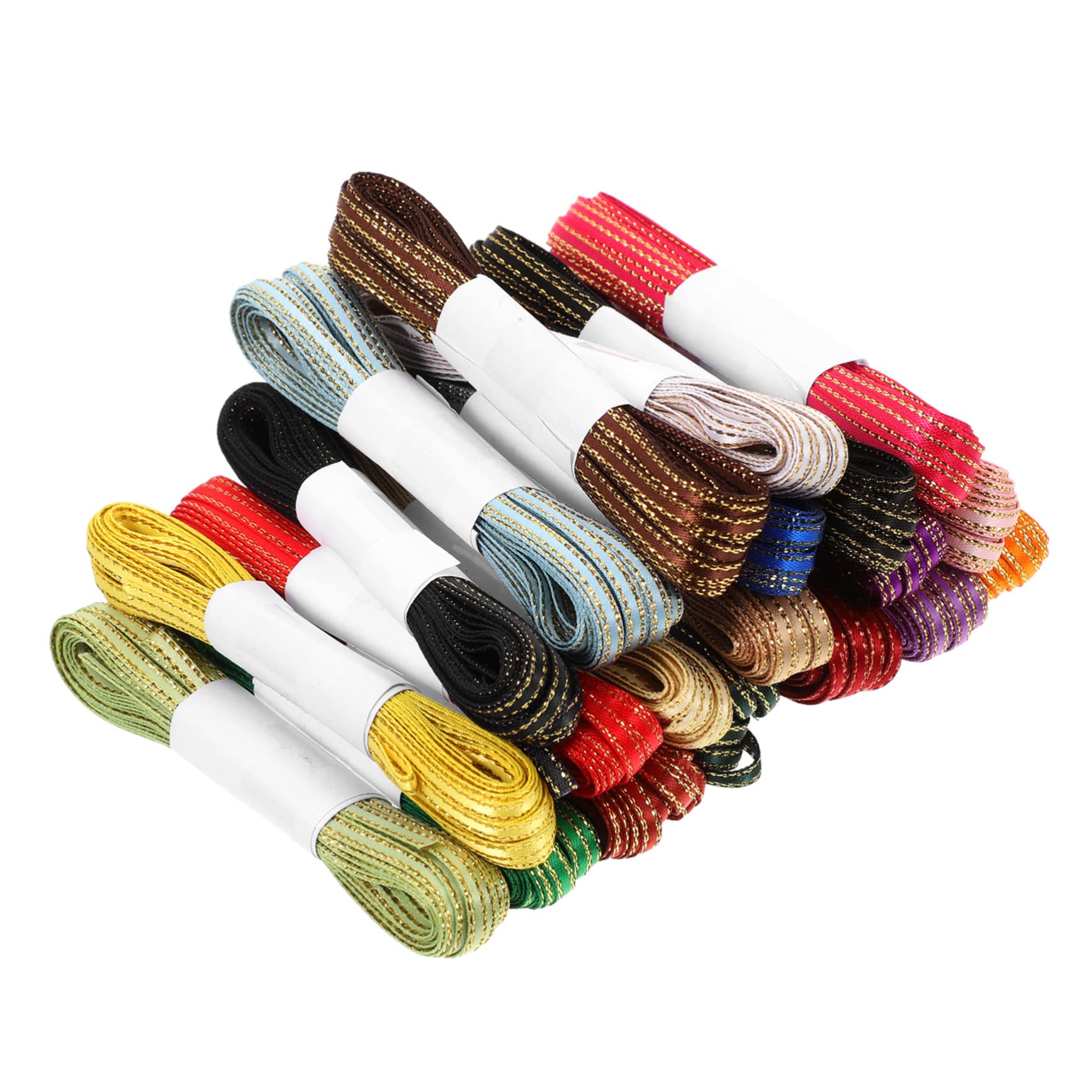 VILLCASE 40rollen Geschenkband Bastelband Farben Pro Für Diy-projekte Dekoration Schleifen Und Geschenkverpackungen Langlebig Und Vielseitig Einsetzbar