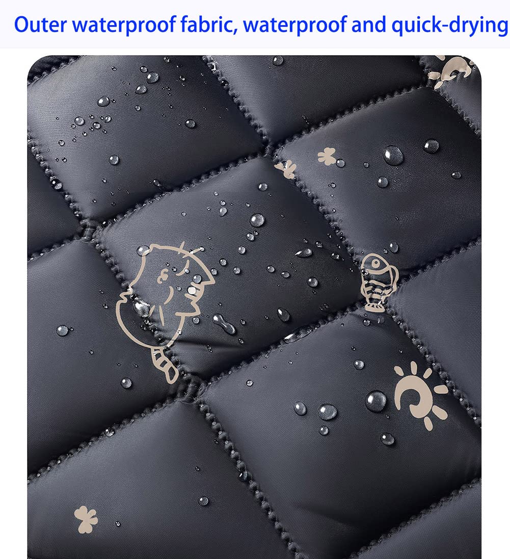 Couverture de Scooter d'hiver de véhicule électrique, Pare-Brise de Jambe de Couverture Froide, Couverture de Bicyclette Coupe-Vent d'hiver de véhicule électrique épaissie (D)