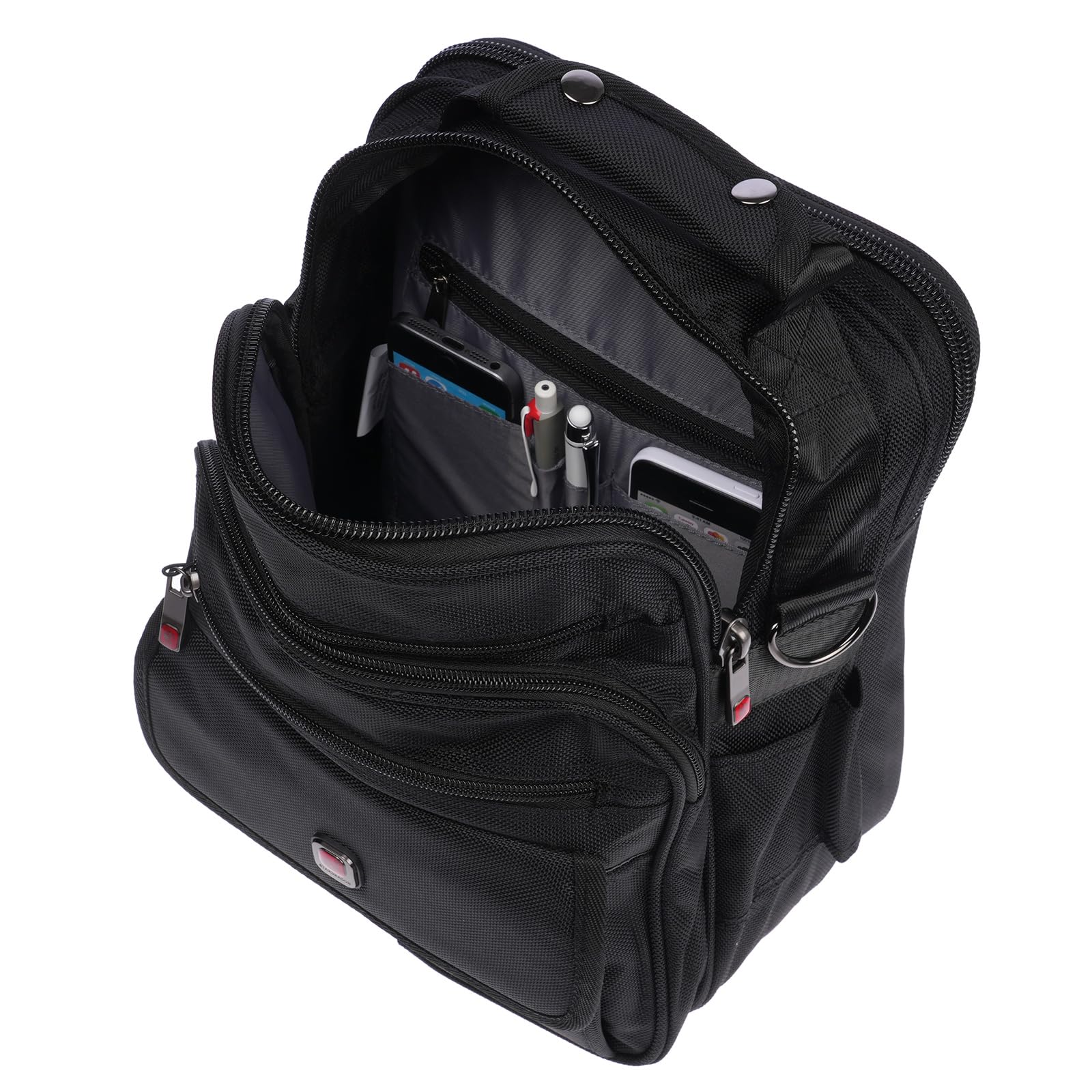Christian Wippermann Profi Größe M, L, XXL, Umhängetasche Flugbegleiter Herren Tasche Messenger Arbeitstasche Laptoptasche