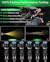 Vista 6 de 0280158005 3.5L V6 para: Juego de 6 inyectores de combustible Nissan compatibles con Altima 2004-2006, Maxima 2004-2008, Murano 2003-2004, Quest