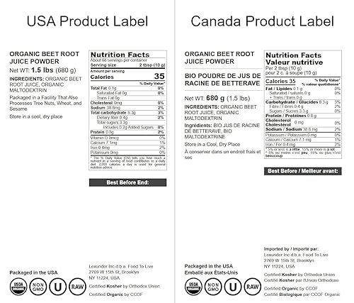 Miniatura 10 de Jugo de raíz de remolacha orgánico, 8 onzas, sin OMG, crudo, ceto, vegano, a granel, contiene maltodextrina. Potenciador de óxido nítrico. Fácil de