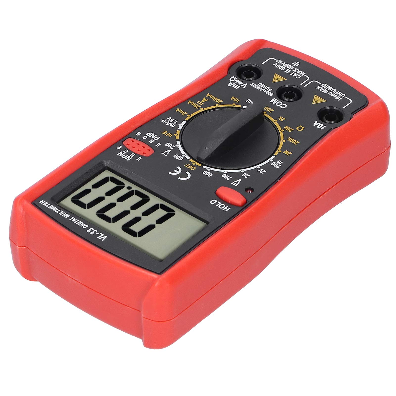 Multimeter Tester, Electrical Tester Electric Meter LCD Electronic Multimeter Digital for Voltage Proof Current