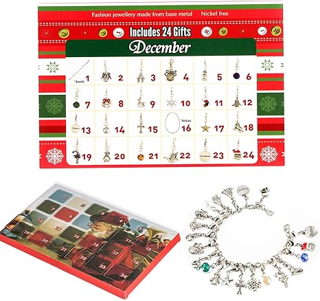 Amazon.com: Melon Boy Advent Calendar - Diy Fashion Jewelry Set With Christmas Countdown Advent Calendars For Kids 2022 : Home & Kitchen
