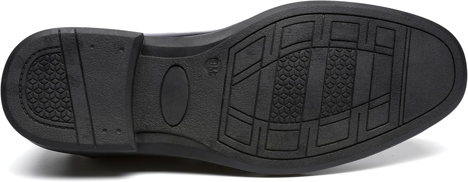 DECARSDZ Mens Patent Leather Tuxedo Classic Formal Loafers Dress Shoes - Image 4