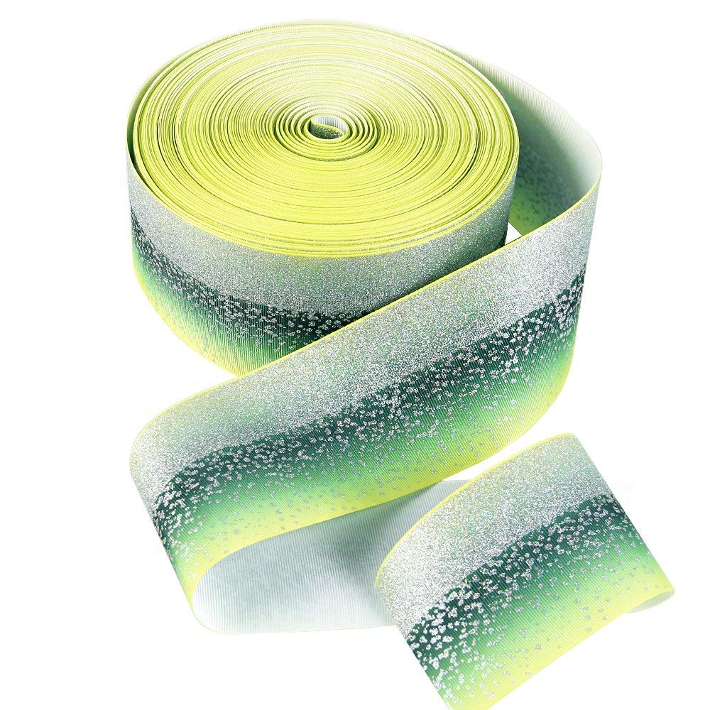 Pearl Beads Burlap Canvas Wired Ribbon, Beige White Tan - 2.5 Inches x 10 Yards