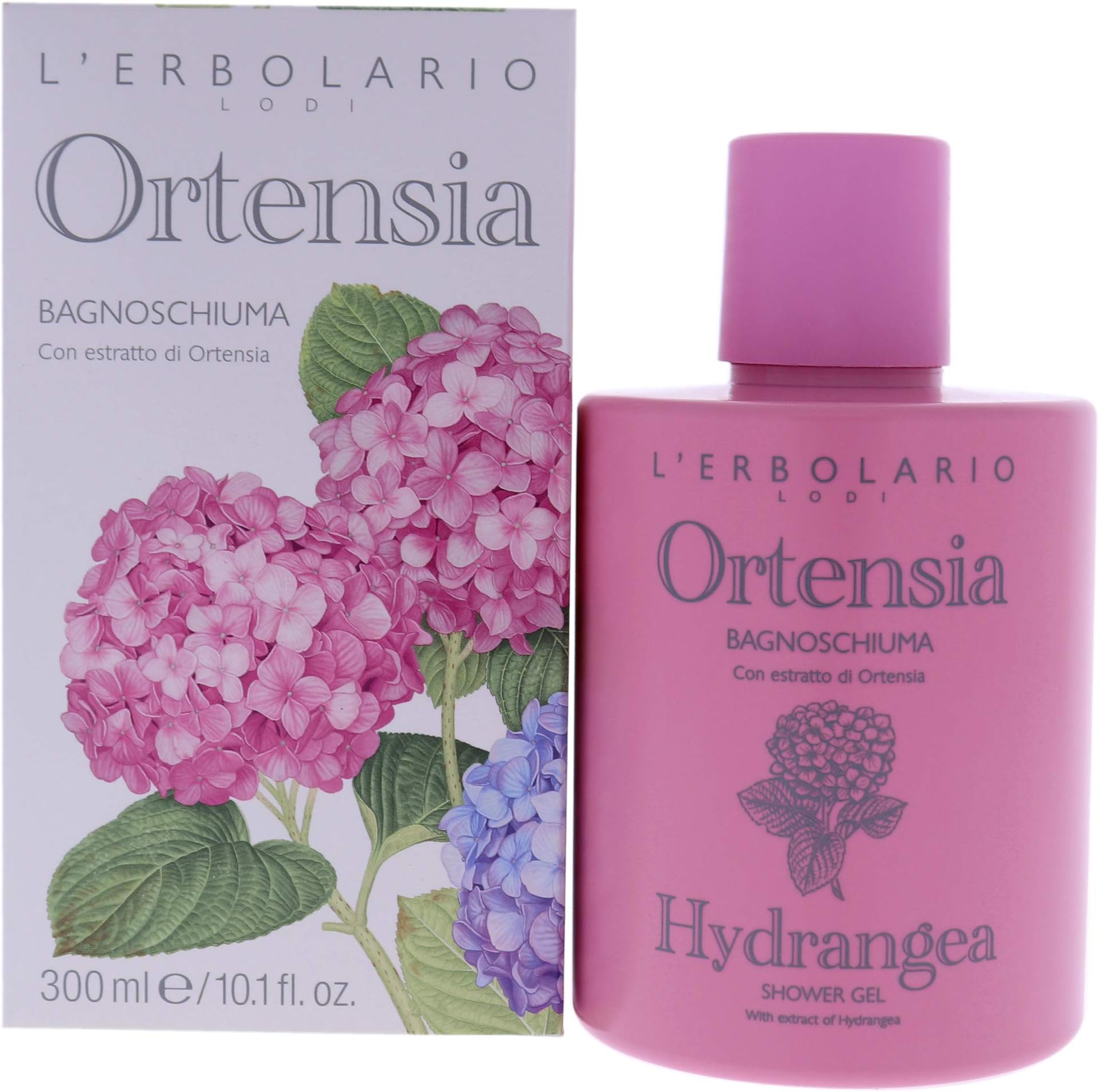 Shower Gel – Moisturizing Body Wash for Daily Cleansing – Protective Body Soap with Sophisticated Perfume - Hydrangea - 10.1 oz