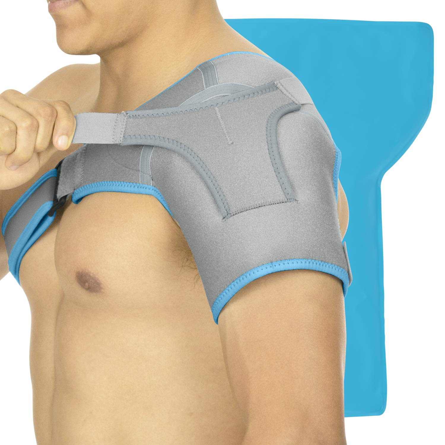 Buy Arctic Flex Shoulder Ice Pack Brace Cold Reusable Cool Gel Wrap