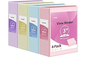 SUNEE 3-Inch 3-Ring Binder: The Perfect Classroom Companion
