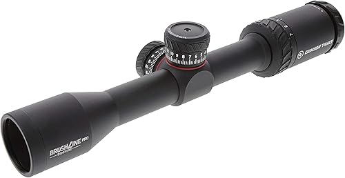 Miniatura 2 de Crimson Trace Brushline Pro Riflescope con construcción sólida ligera, tapas de alcance y paño para lentes para caza, tiro y exteriores