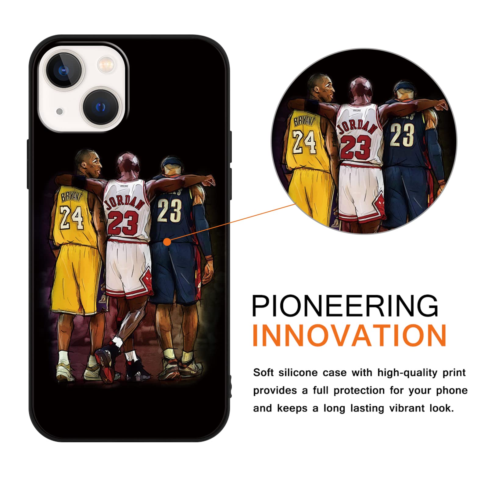 2 Confezioni Cover Sportiva Per IPhone 13 E IPhone 14 (6.1 Pollici), Custodia Morbida In TPU Siliconico, Antiurto E Antigraffio, Design Sottile