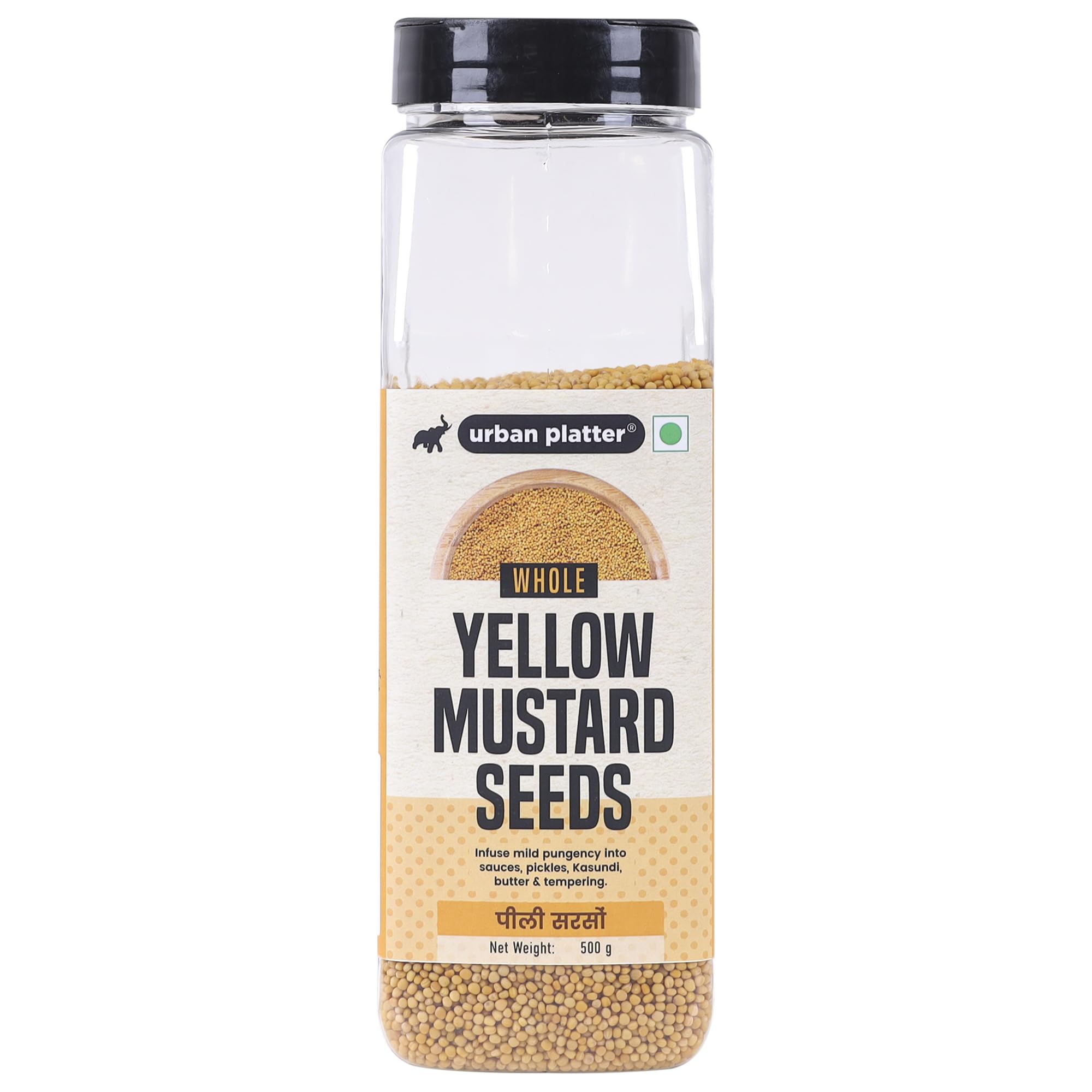 Urban Platter Whole Yellow Mustard Seeds, 500 g (Peeli Sarson | Rai Kuria | Rai Dal | Indian Khada Masala) (B09C21WC6H) Amazon Price History, Amazon Price Tracker
