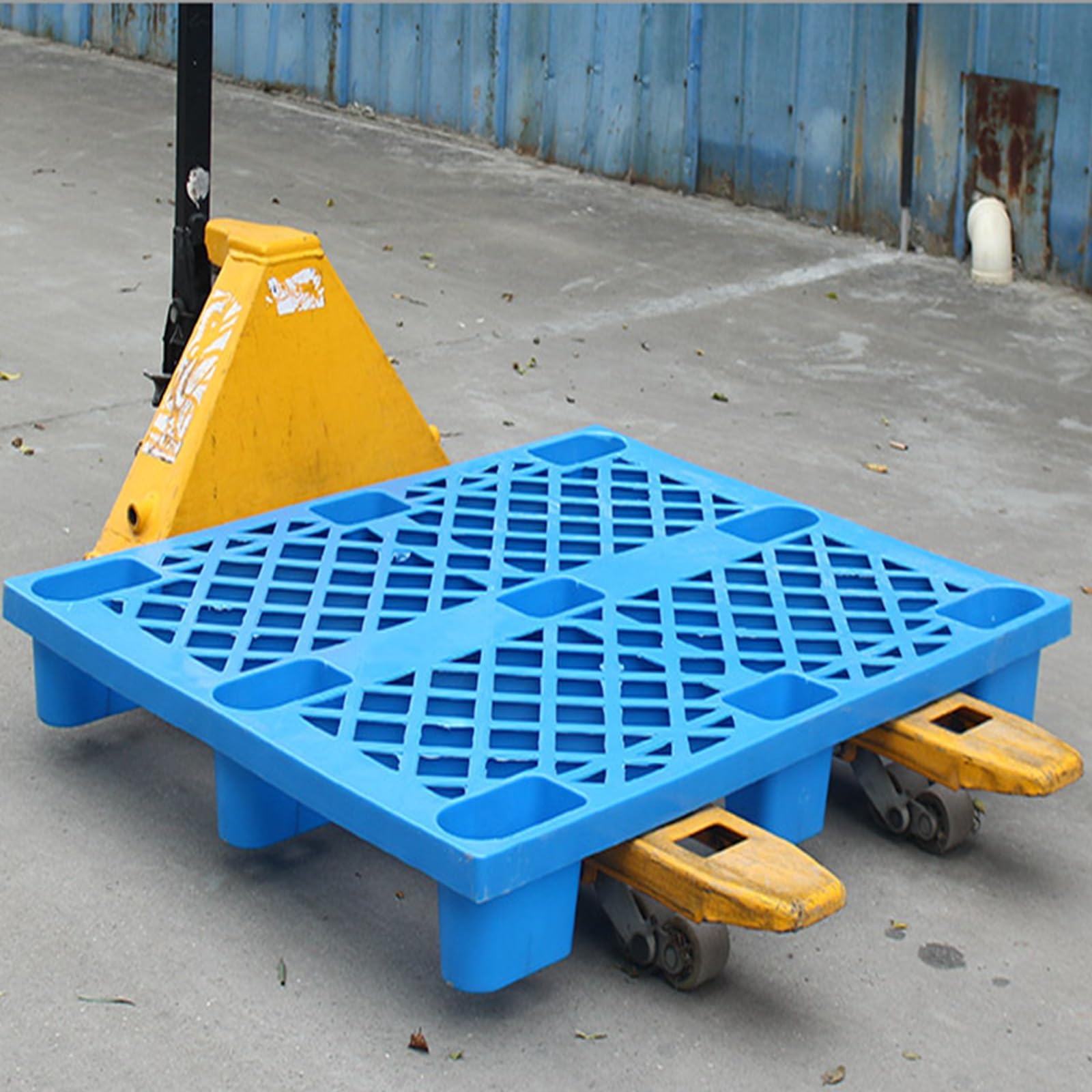 EMYJAY Shipping Grid Pads，Moisture Proof Cargo Pallet Cargo Pallet Grid Plus Design Is Waterproof And To Keep Air Circulation (Color : Blue, Size : 80x100cm)