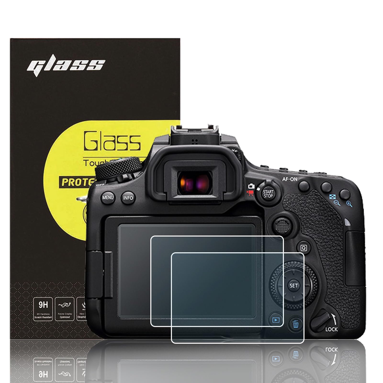 Canon Rebel T7i Tempered Glass Screen Protector For Canon G9X G9X