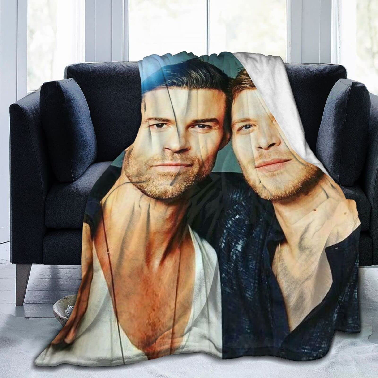 YINGD Daniel Gillies Blanket D Print Plush Lamb Blanket Bedding Decor for Living Room Bedroom Dorm Decor for Adults