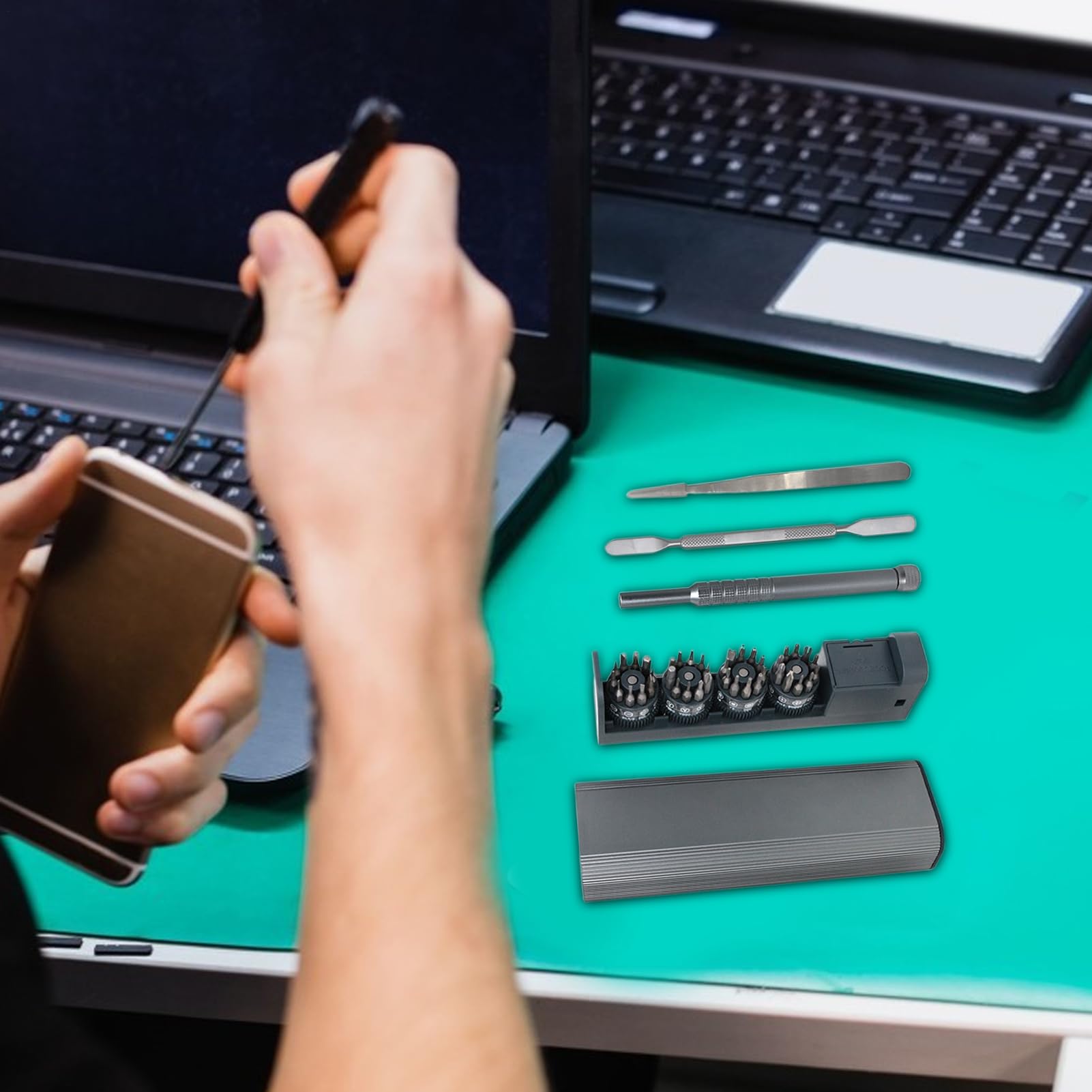 Elektronisches Schraubendreher-Set, professionelles magnetisches Reparaturwerkzeug, Computer-Schraubendreher-Set, Reparaturwerkzeug, für Computer, , Telefon, Uhr, Kamera, PC, Laptop