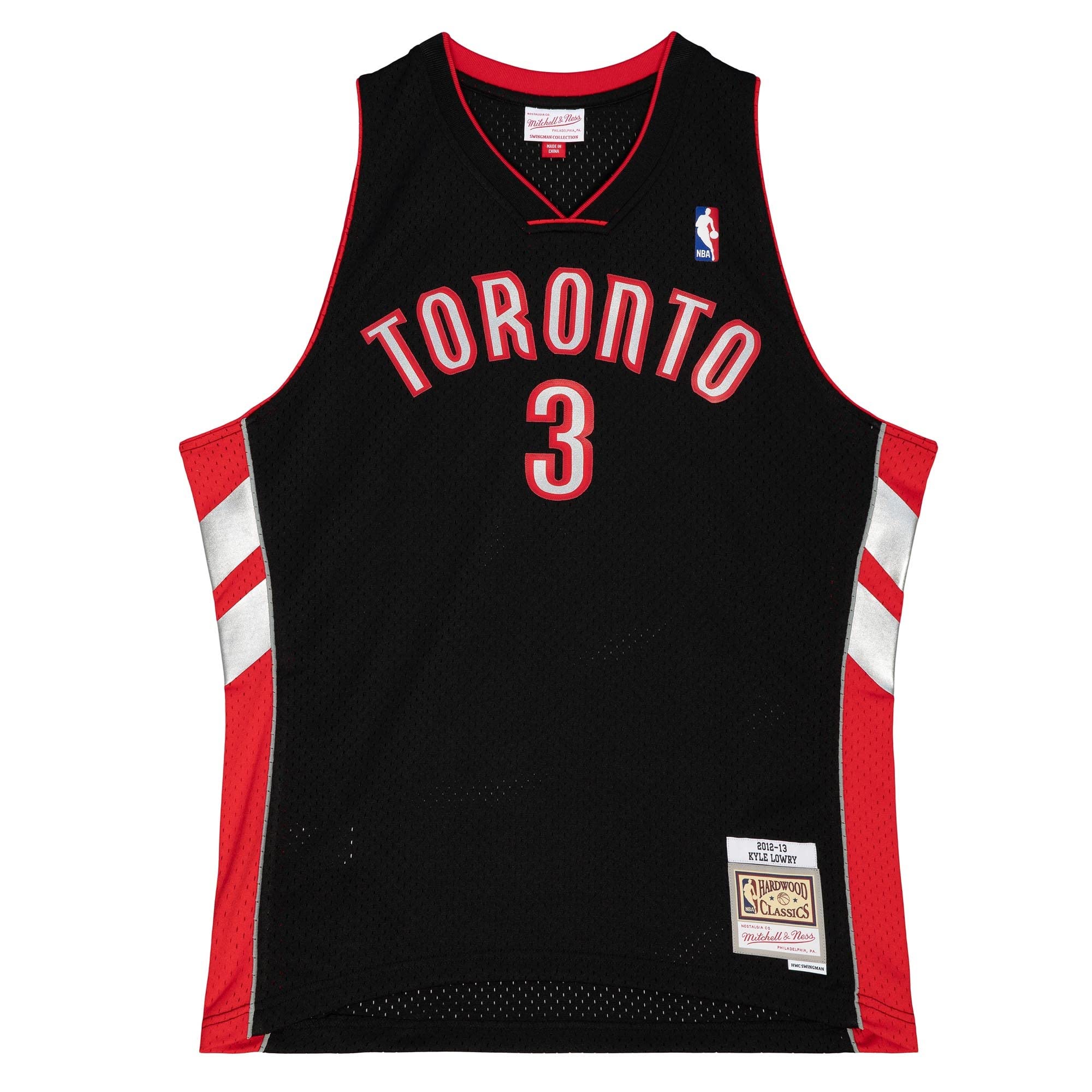 Mitchell & Ness Maglia NBA Kyle Lowry Toronto Raptors 2012-13 Hardwood Classics Swingman Nero
