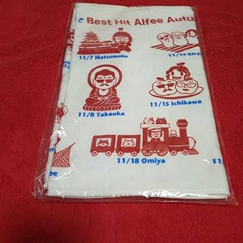 THE ALFEE フェイスタオル レインボーフェイスタオル – THE ALFEEグッズ会場受取
