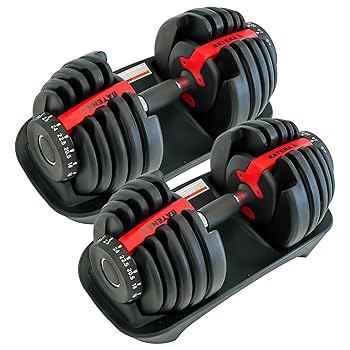 ① RIORES 可変式ダンベル 24kg x 1個 TOP FILM ダンベル 可変式 20kg 24kg 1個 可変式ダンベル 多機能