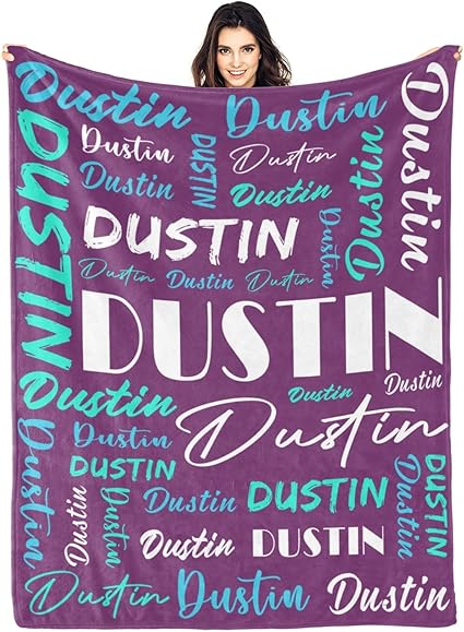 Personalized Blankets for Kids with Names Customized Blankets with Name for Adult Custom Blanket Gift for Birthday Christmas Valentines Day Gift